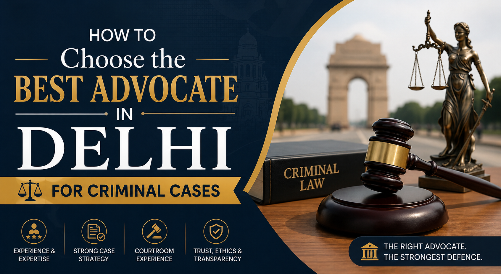 How to Choose the Best Advocate in Delhi for Criminal Cases 